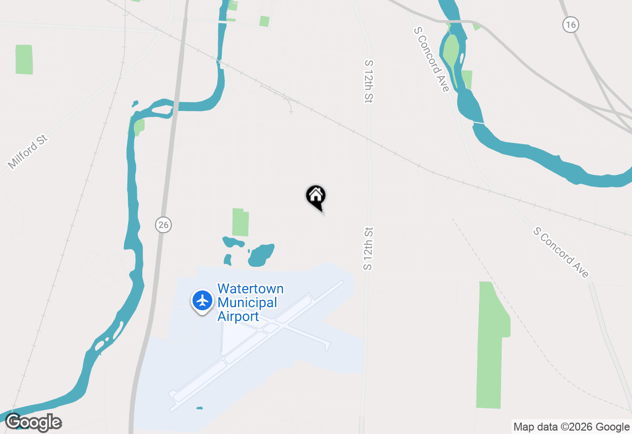 Map of 901 Clark St, Watertown, WI 53094