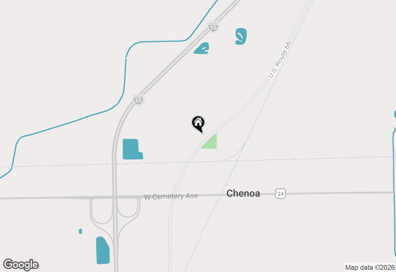 Map of 311 N Gerrard Street, Chenoa, IL 61726