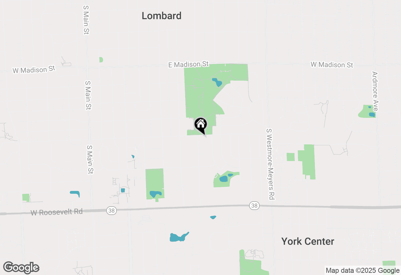 Map of 1001 S Edgewood Avenue, Lombard, IL 60148