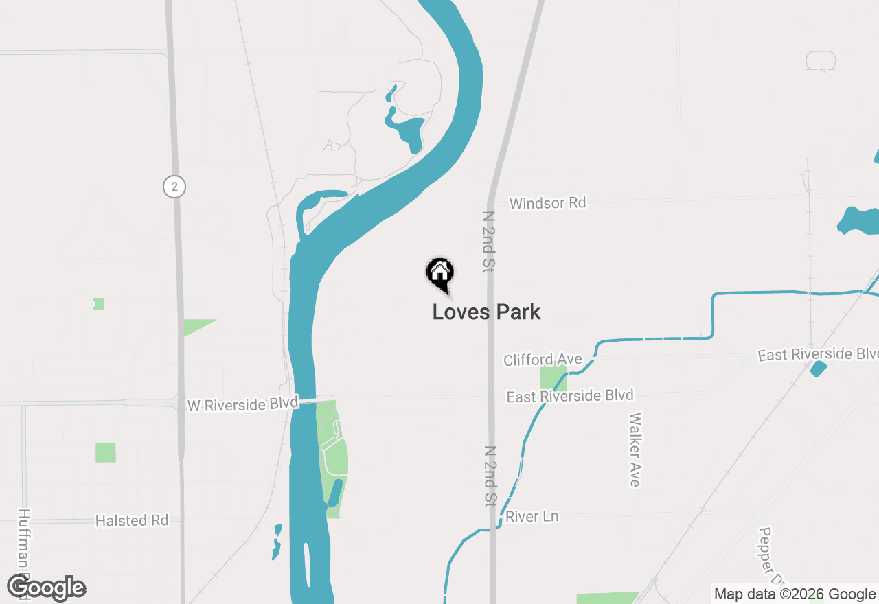 Map of 6202 Pleasant Avenue, Loves Park, IL 61111