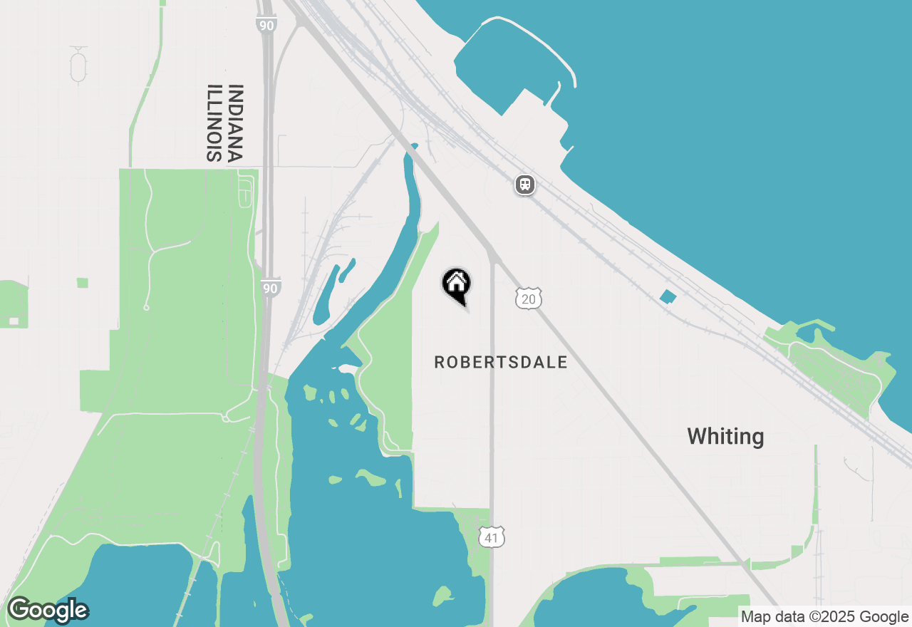 Map of 1529 Warwick Avenue, Whiting, IN 46394