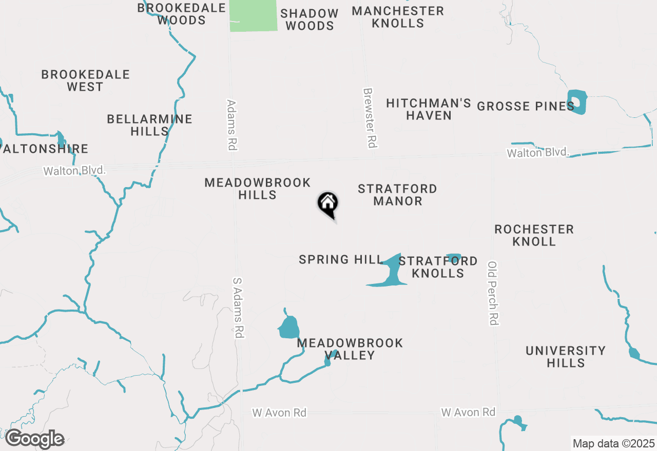 Map of 2789 Hillendale Drive, Rochester Hills, MI 48309