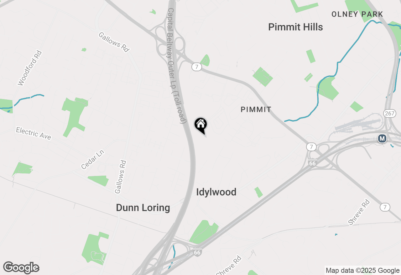 Map of 2230 George C Marshall Drive #228, Falls Church, VA 22043