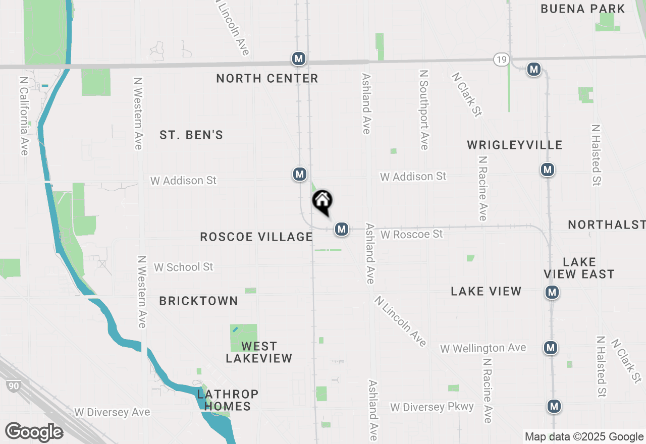 Map of 1743 W Newport Avenue, Chicago, IL 60657