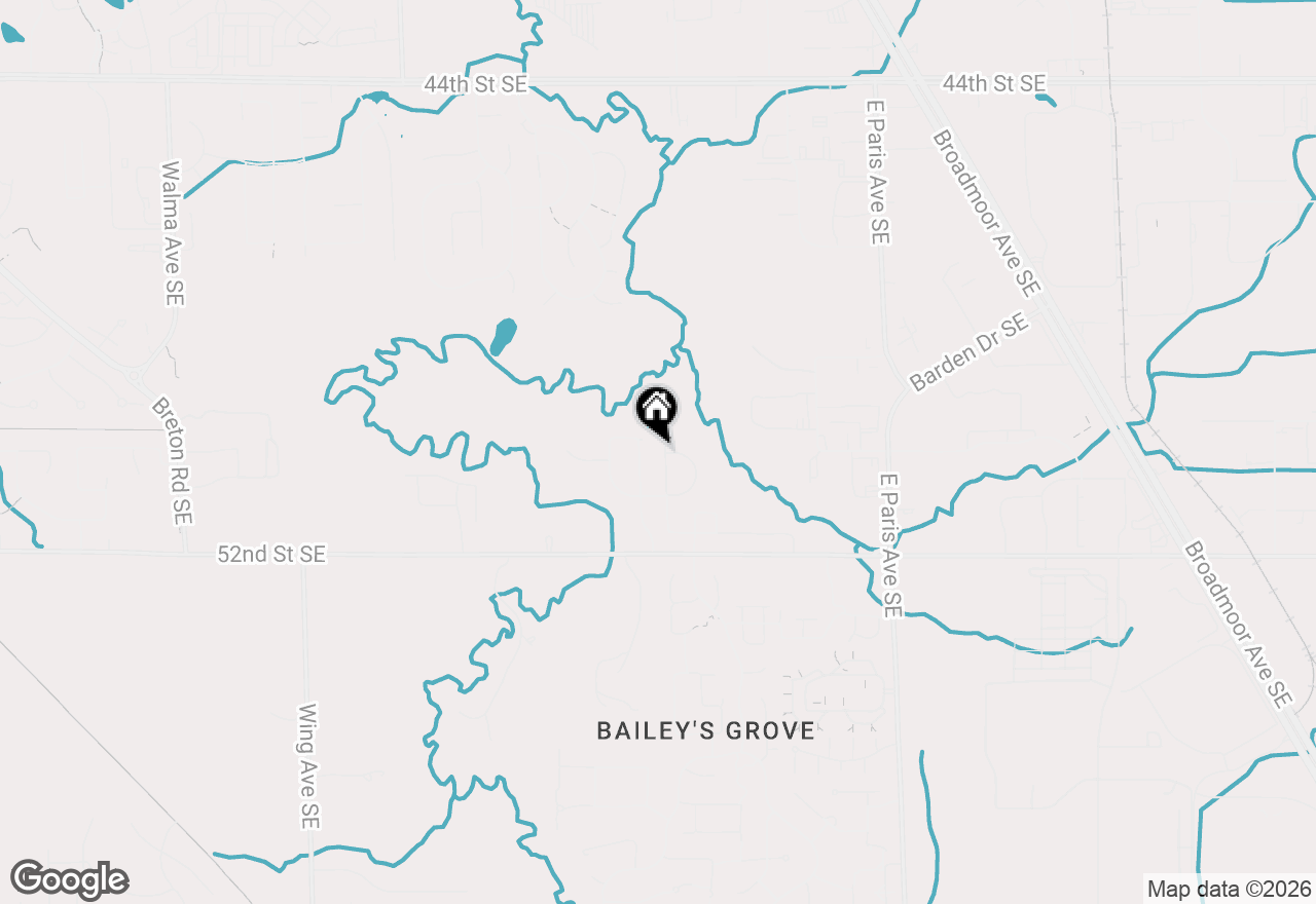 Map of 5027 Wild Senna Avenue Se, Kentwood, MI 49512