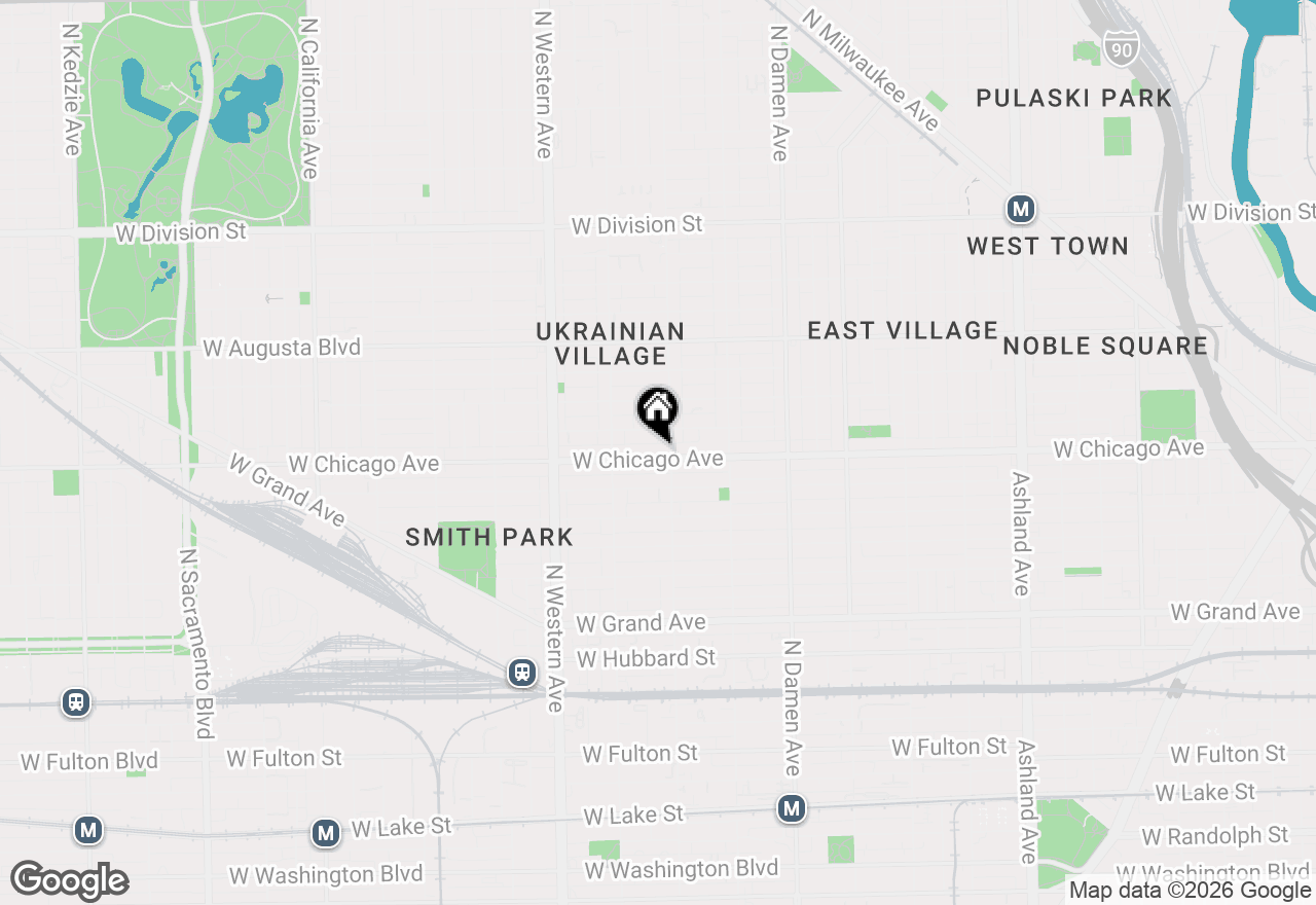 Map of (Address confidential), Chicago, Illinois 60622