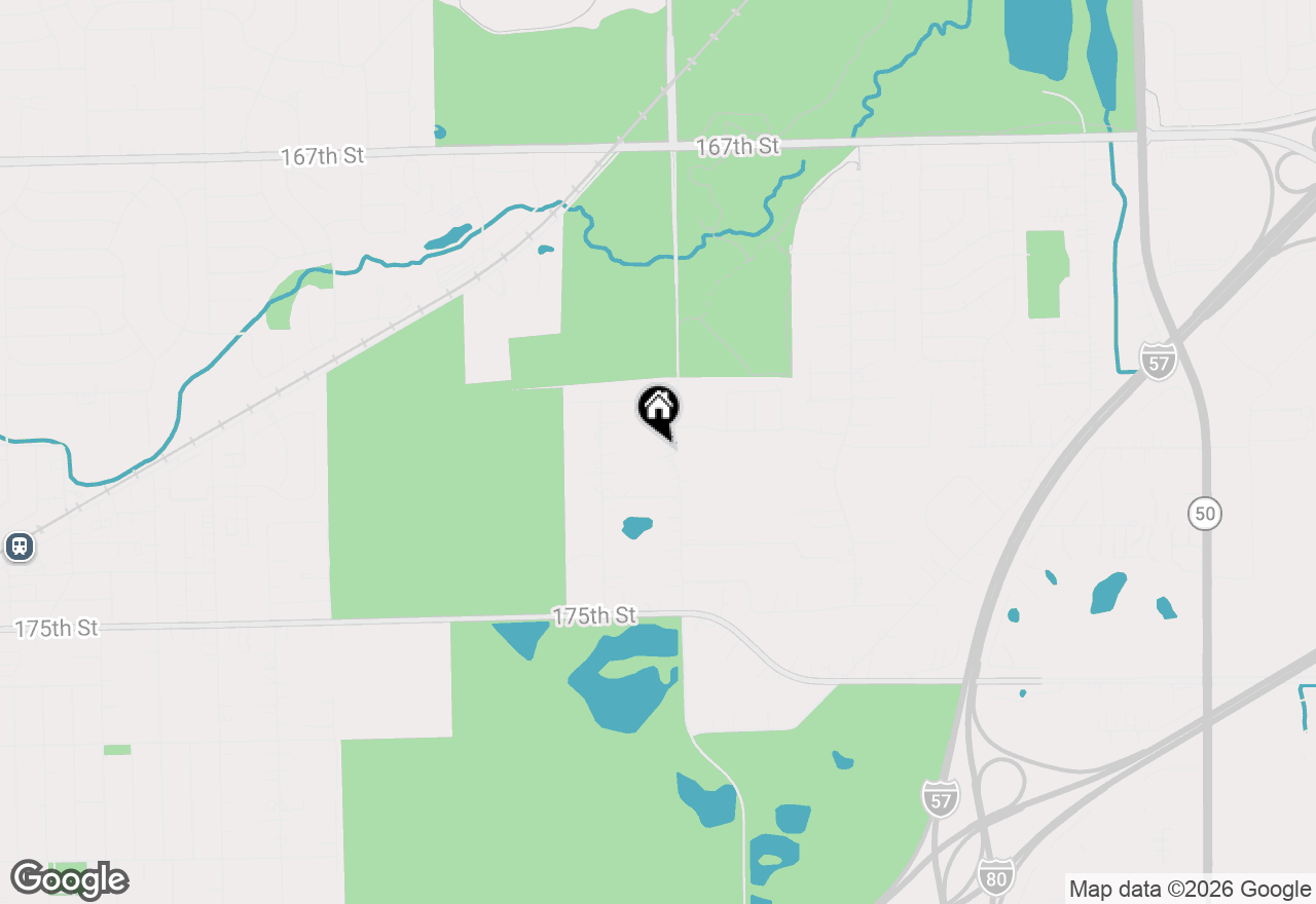 Map of 17140 Central Avenue, Tinley Park, IL 60477