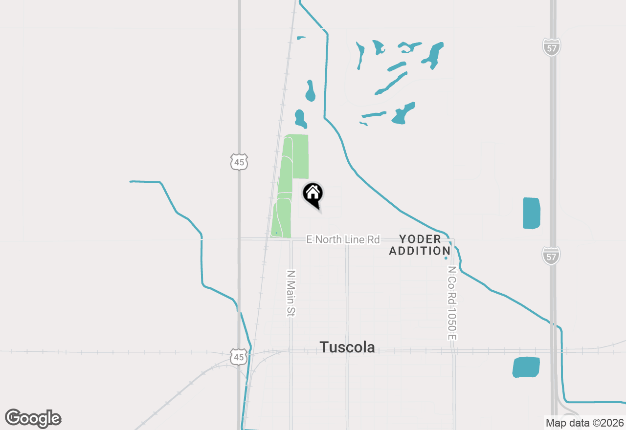 Map of 204 Douglas Drive, Tuscola, IL 61953