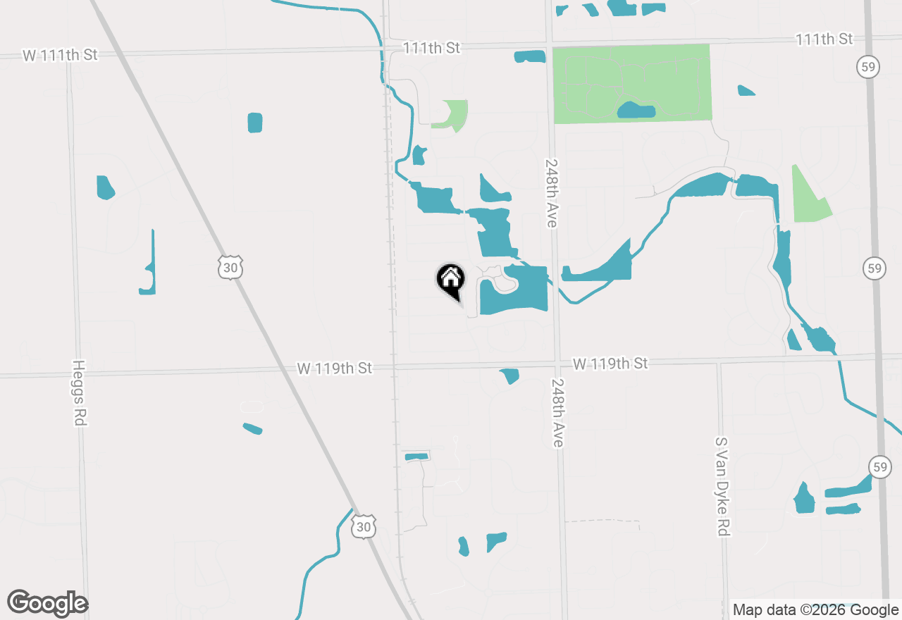 Map of 25016 Rockwell Lane, Plainfield, IL 60585