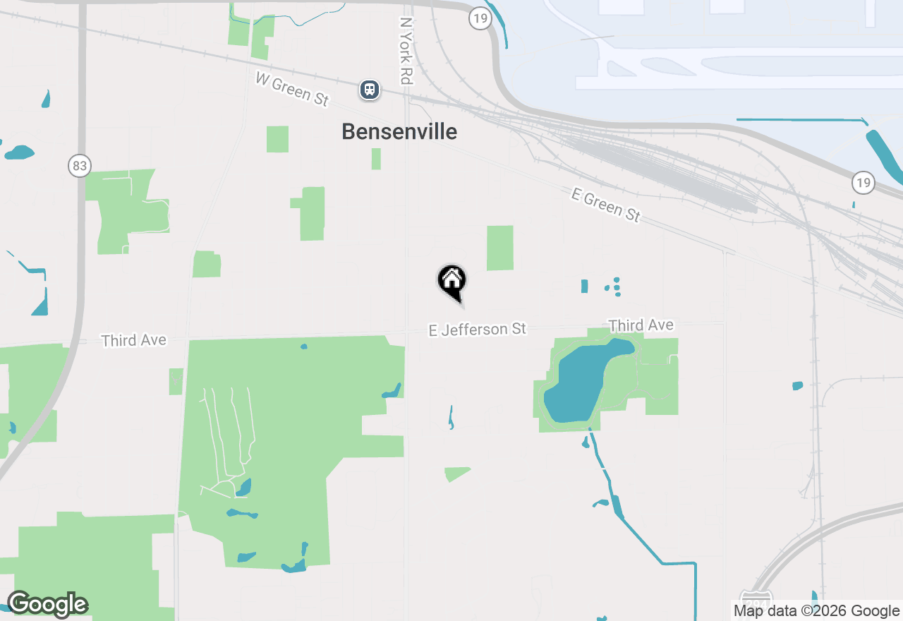 Map of 429 Rose Street, Bensenville, IL 60106