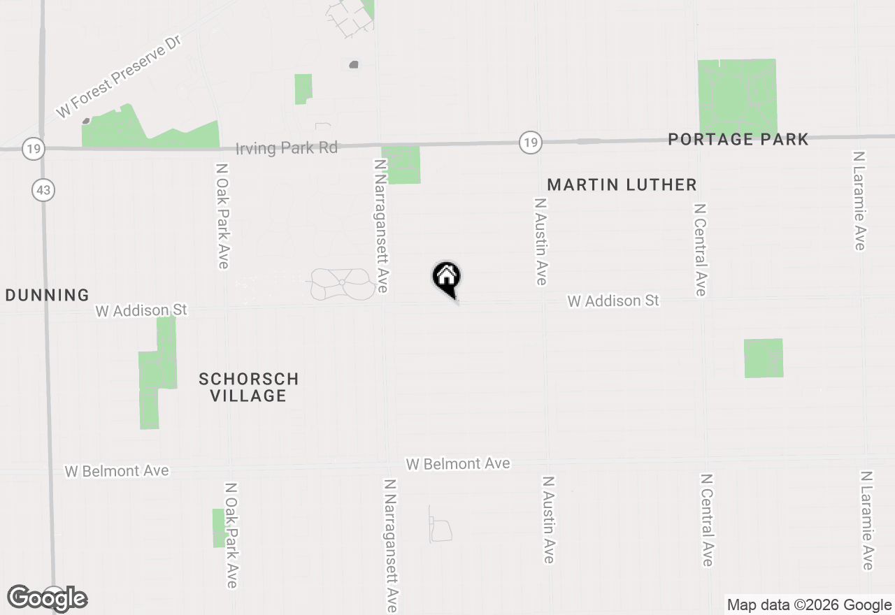 Map of 6227 W Addison Street, Chicago, IL 60634