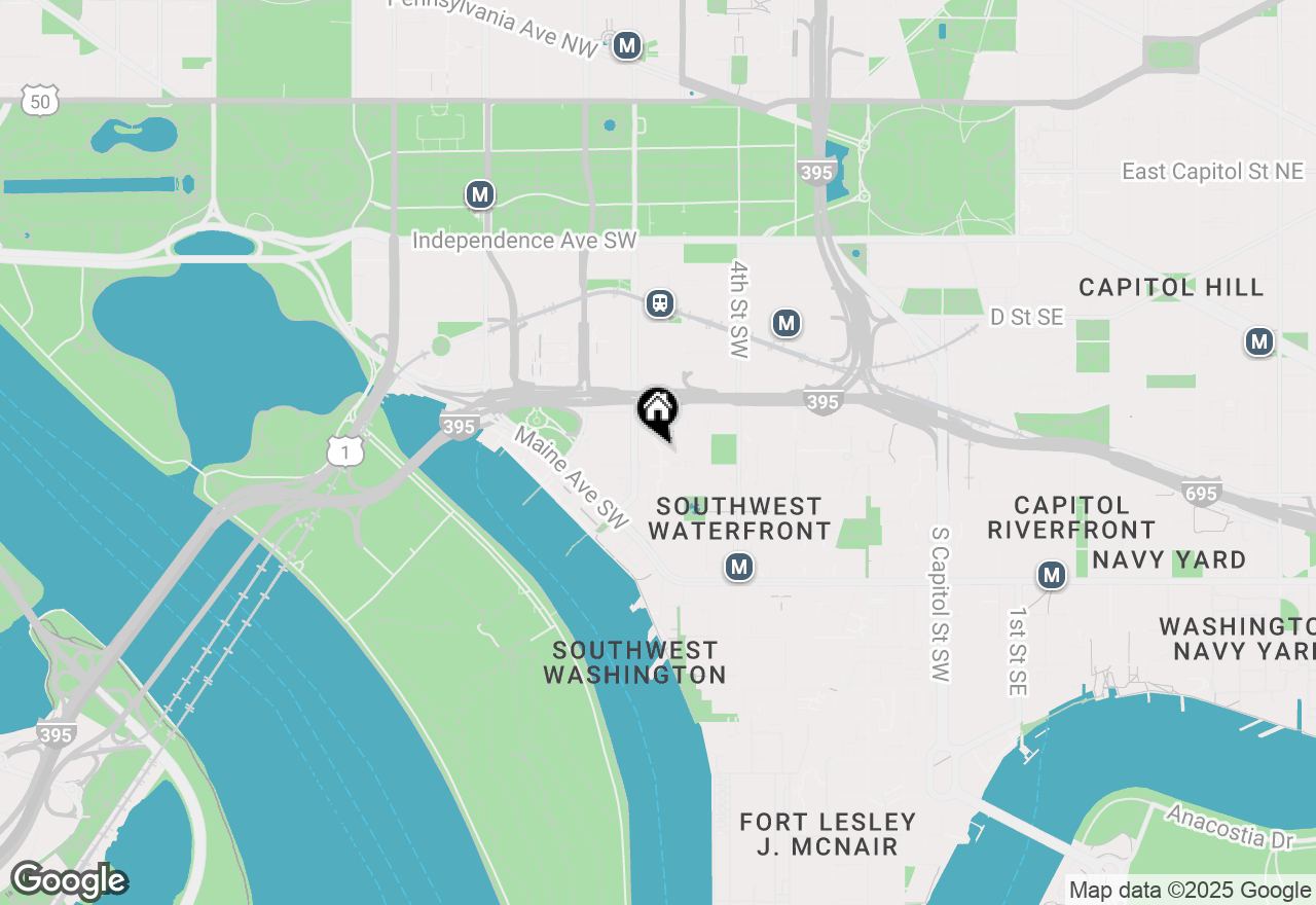Map of 700 7th Street Sw #430, Washington, DC 20024