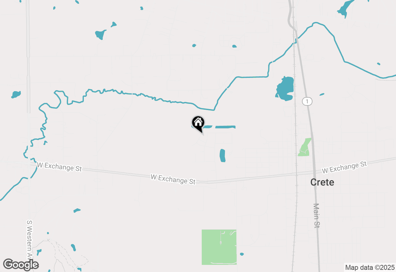 Map of 24358 Liberty Street, Crete, IL 60417