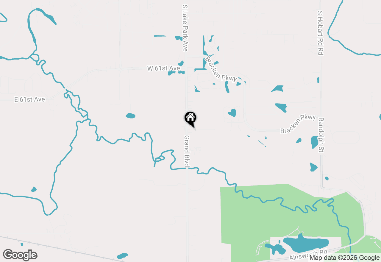 Map of 6263 Grand Boulevard, Hobart, IN 46342