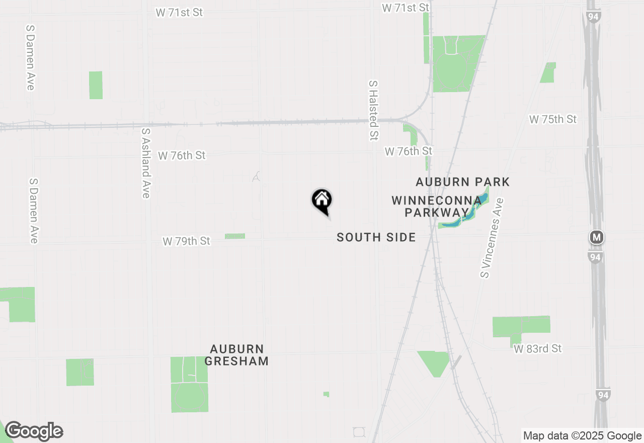 Map of 7823 S Morgan Street #1, Chicago, IL 60620