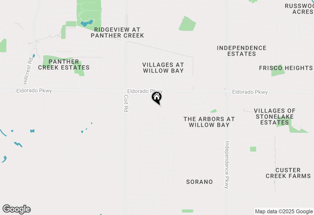 Map of 13261 Jonata Street, Frisco, TX 75035