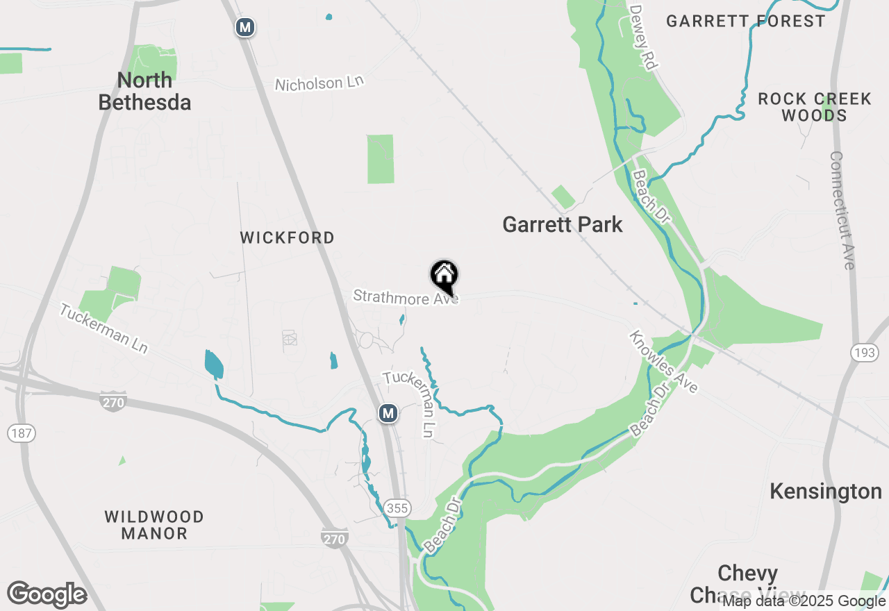 Map of 4910 Strathmore Avenue #COLTRANE 92, Kensington, MD 20895