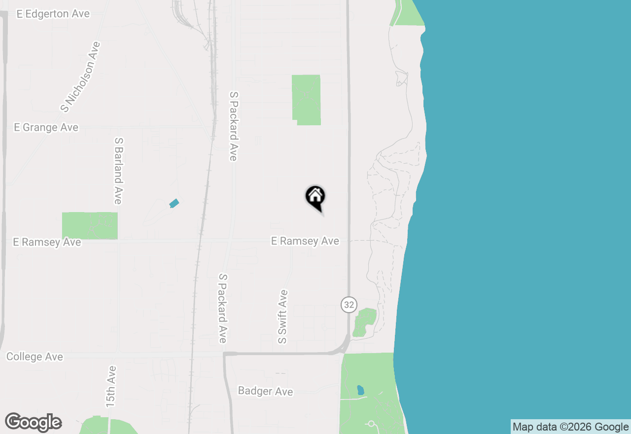 Map of 5817 S Hately Ave #5819, Cudahy, WI 53110