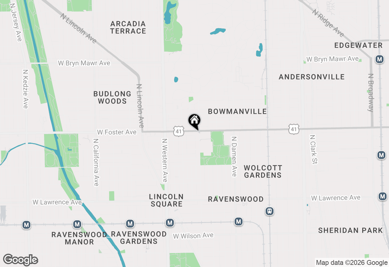 Map of 2215 W Foster Avenue #3, Chicago, IL 60625