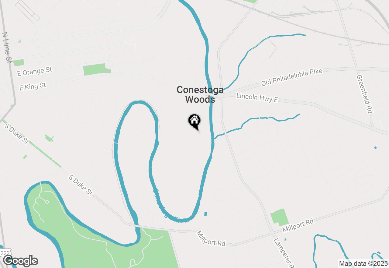 Map of 33 Conestoga Boulevard, Lancaster, PA 17602