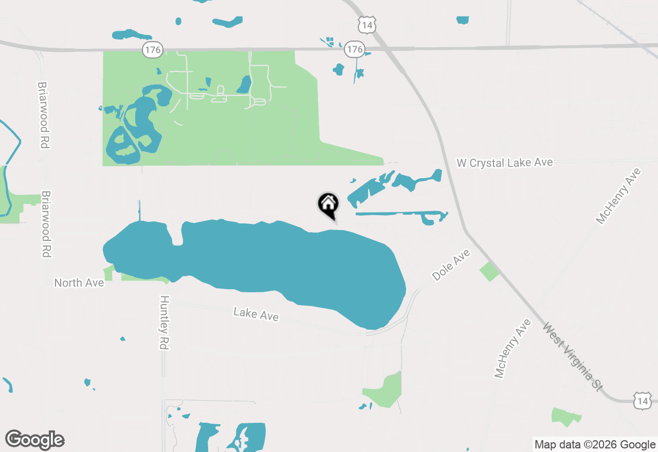 Map of 795 Oak Court, Crystal Lake, IL 60014