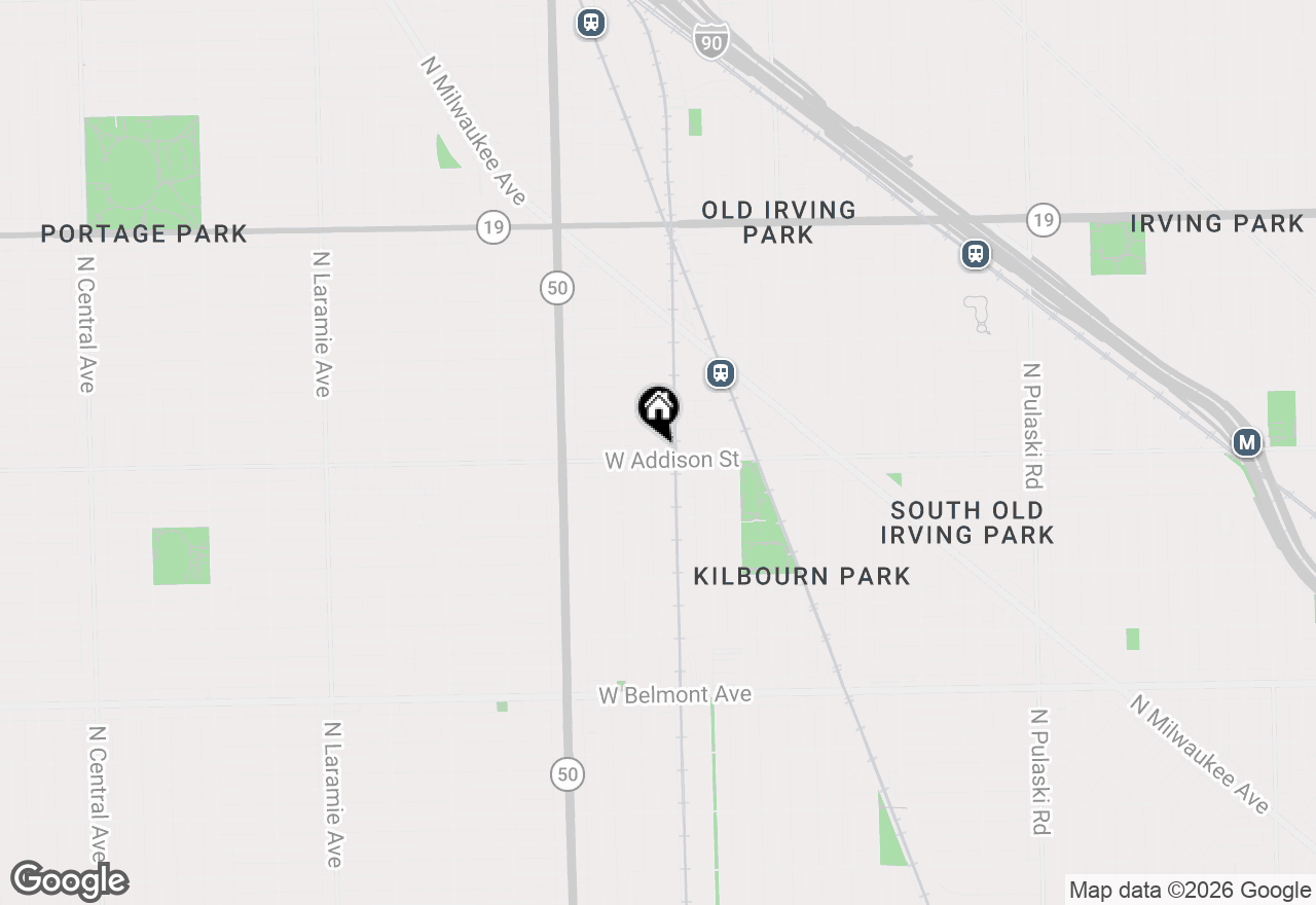 Map of 4612 W Addison Avenue, Chicago, IL 60641