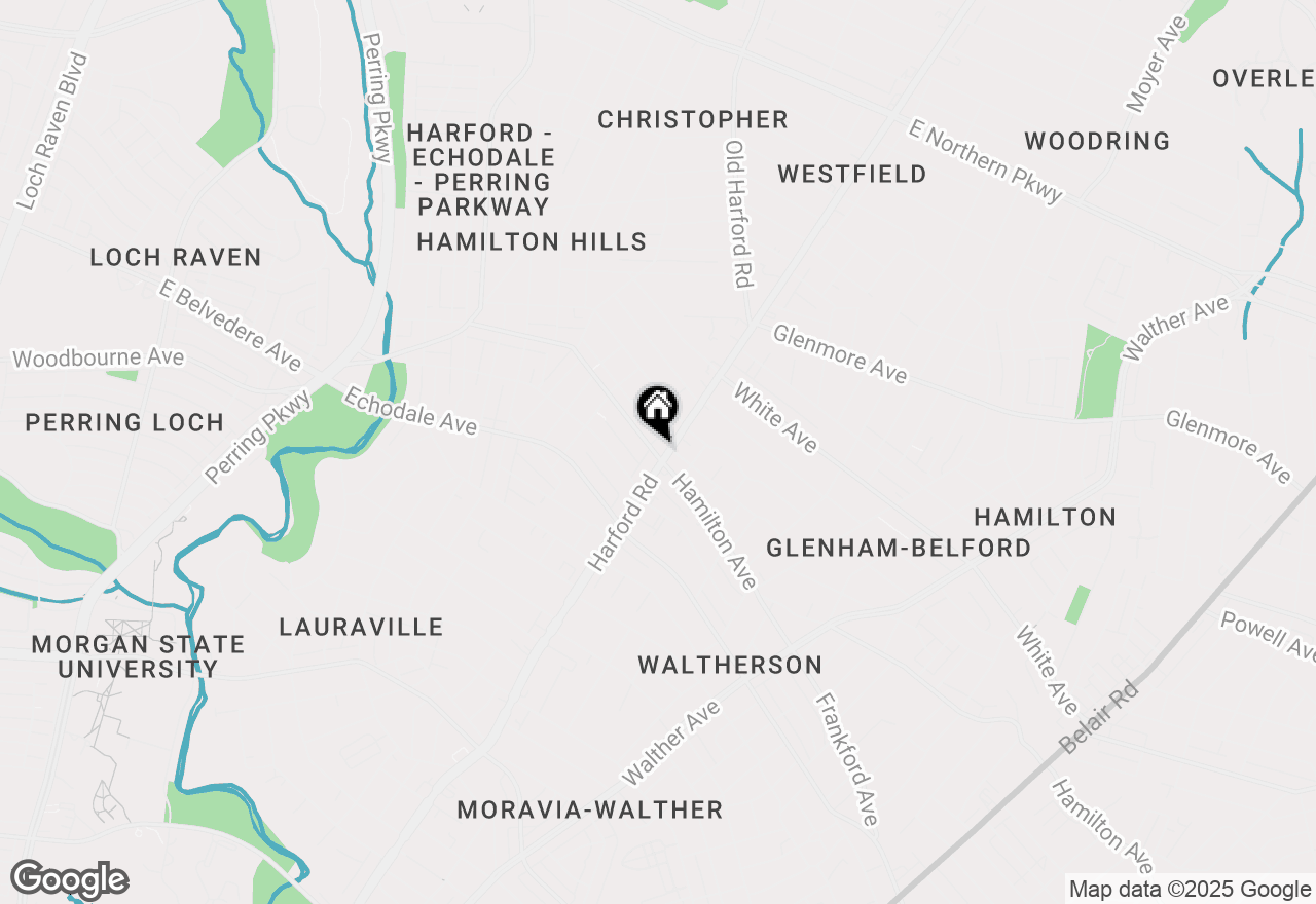 Map of 5500 Harford Road, Baltimore, MD 21214