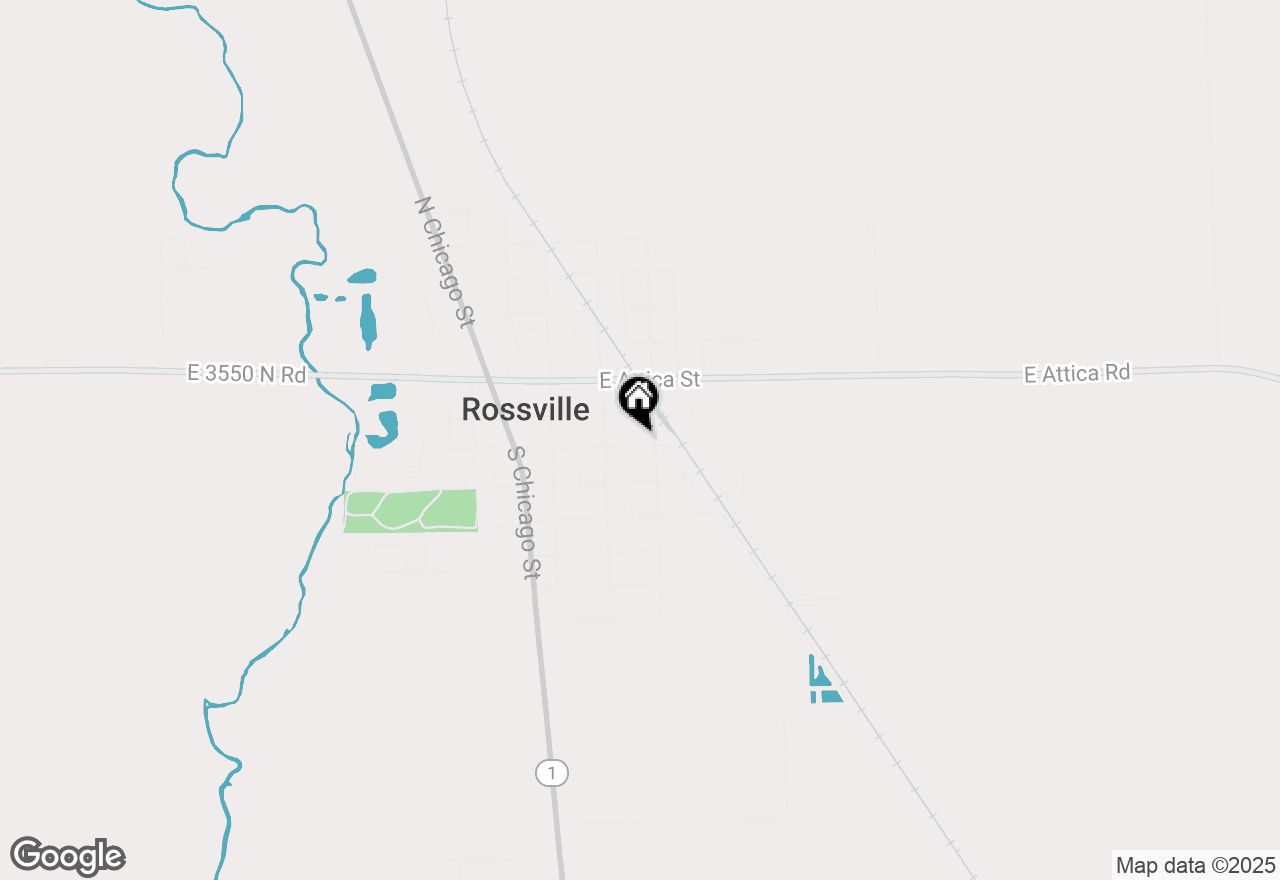 Map of 203 Mckibben Street, Rossville, IL 60963