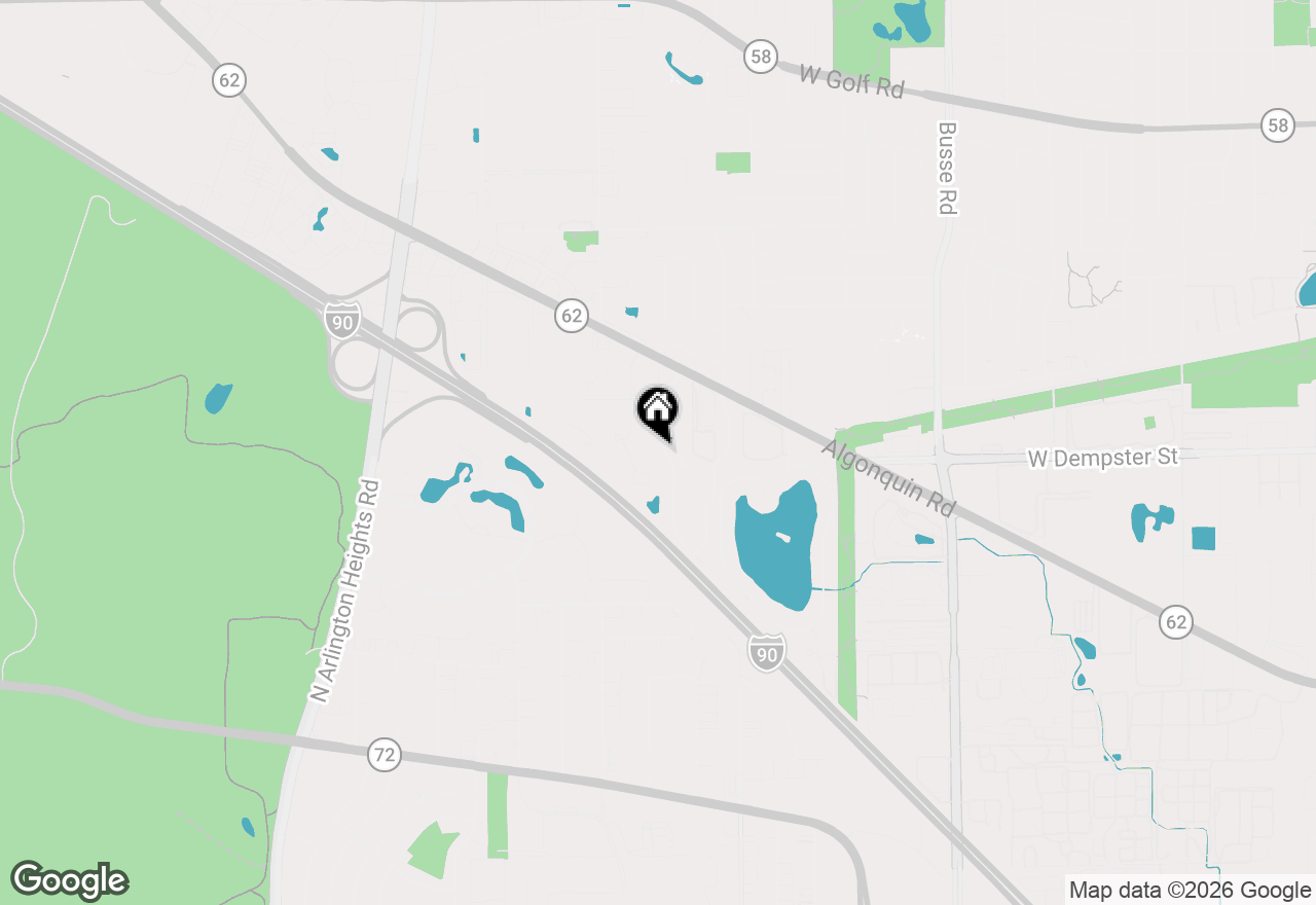 Map of 2692 S Embers Lane, Arlington Heights, IL 60005