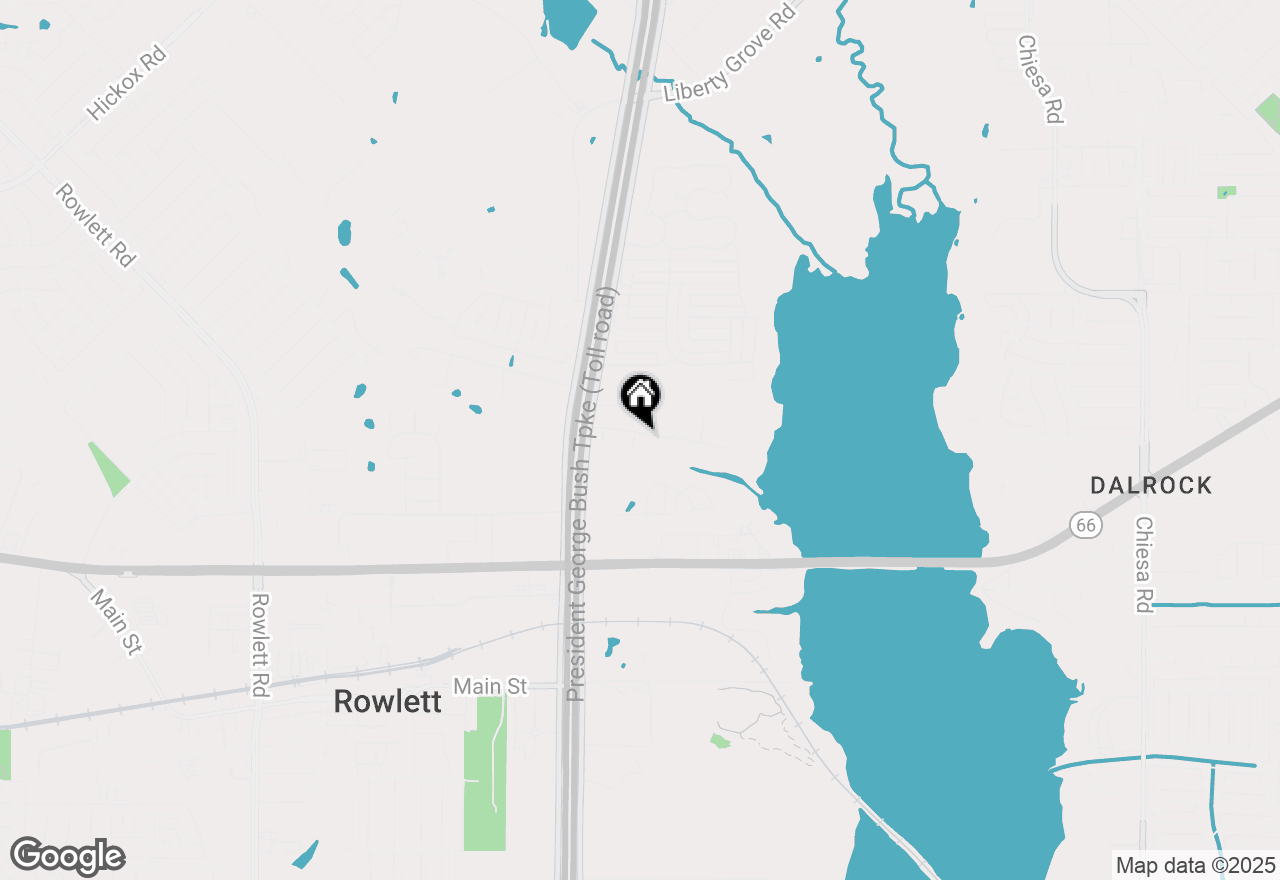 Map of 5708 Flamingo Court, Rowlett, TX 75089