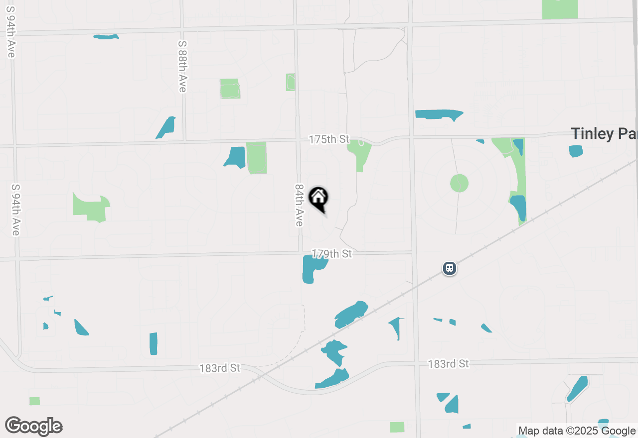 Map of 17752 Lilac Lane, Tinley Park, IL 60477