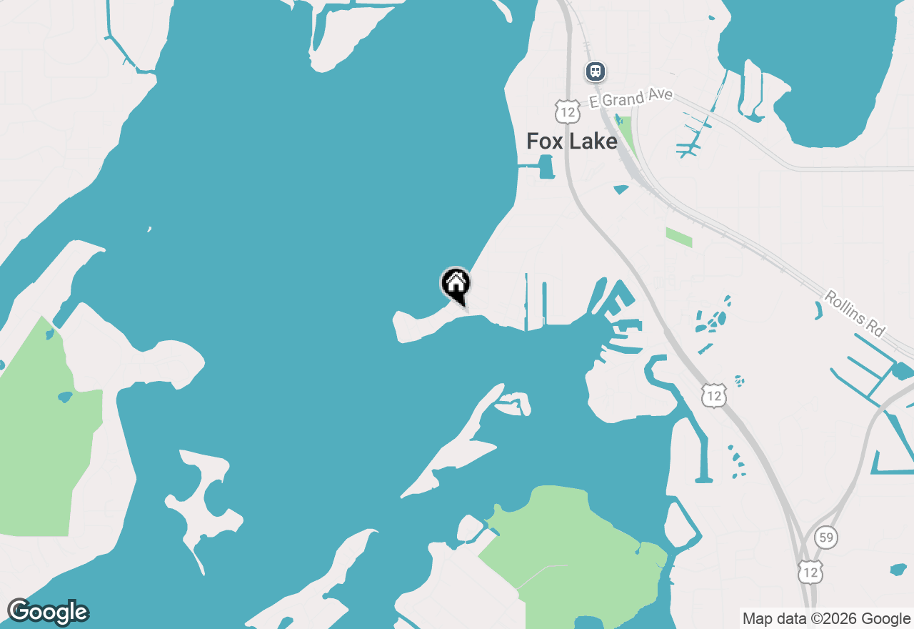 Map of 163 Eagle Point Road, Fox Lake, IL 60020