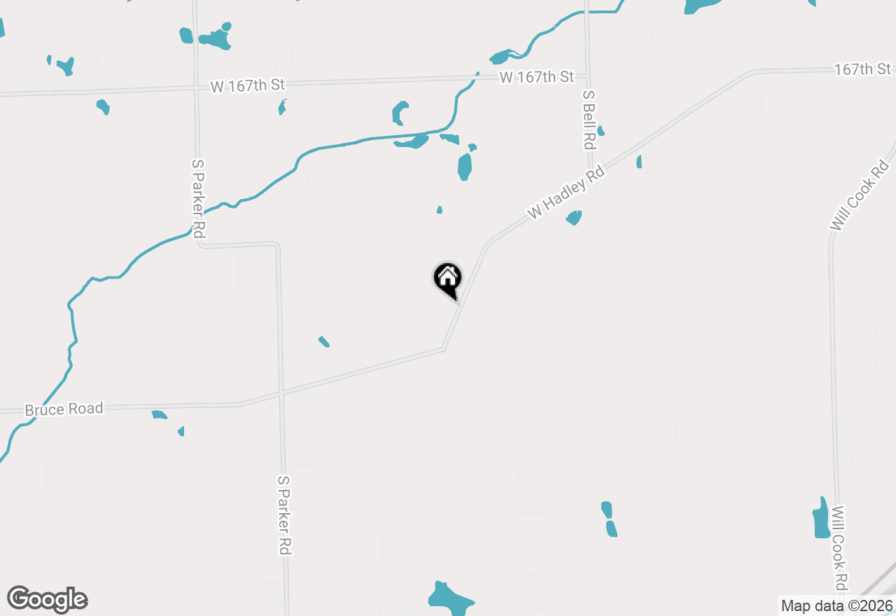 Map of 12934 Hadley #4 Hadley Street, Homer Glen, IL 60491