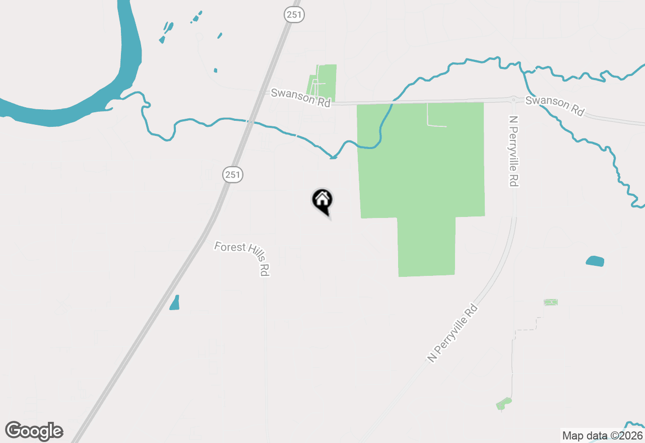 Map of 5410 Autumnash Lane, Machesney Park, IL 61115