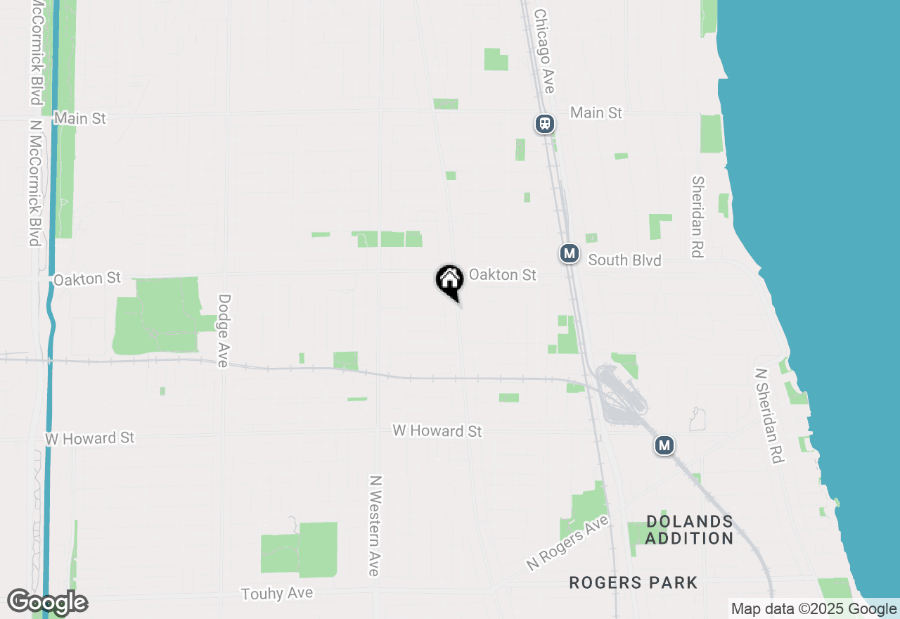 Map of 356 Ridge Avenue #6-2, Evanston, IL 60202