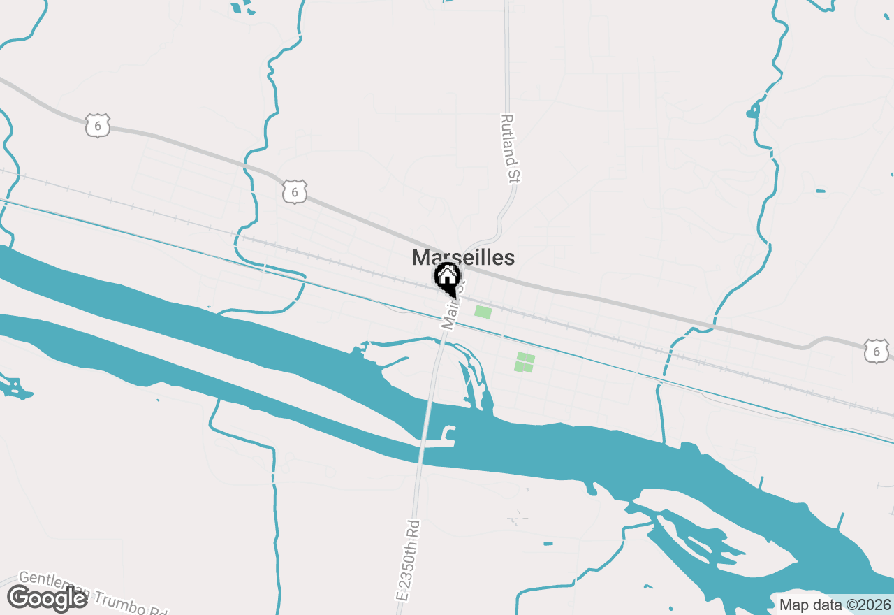 Map of 374 S Main Street, Marseilles, IL 61341