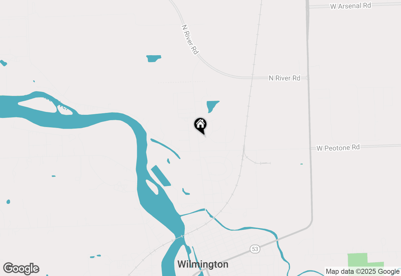 Map of 1505 N Kankakee Street, Wilmington, IL 60481