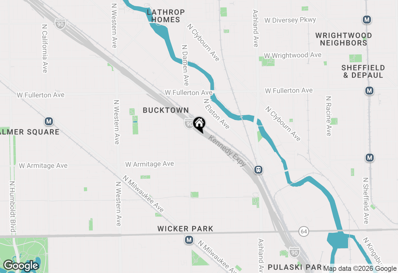 Map of 2127 N Winchester Avenue, Chicago, IL 60614