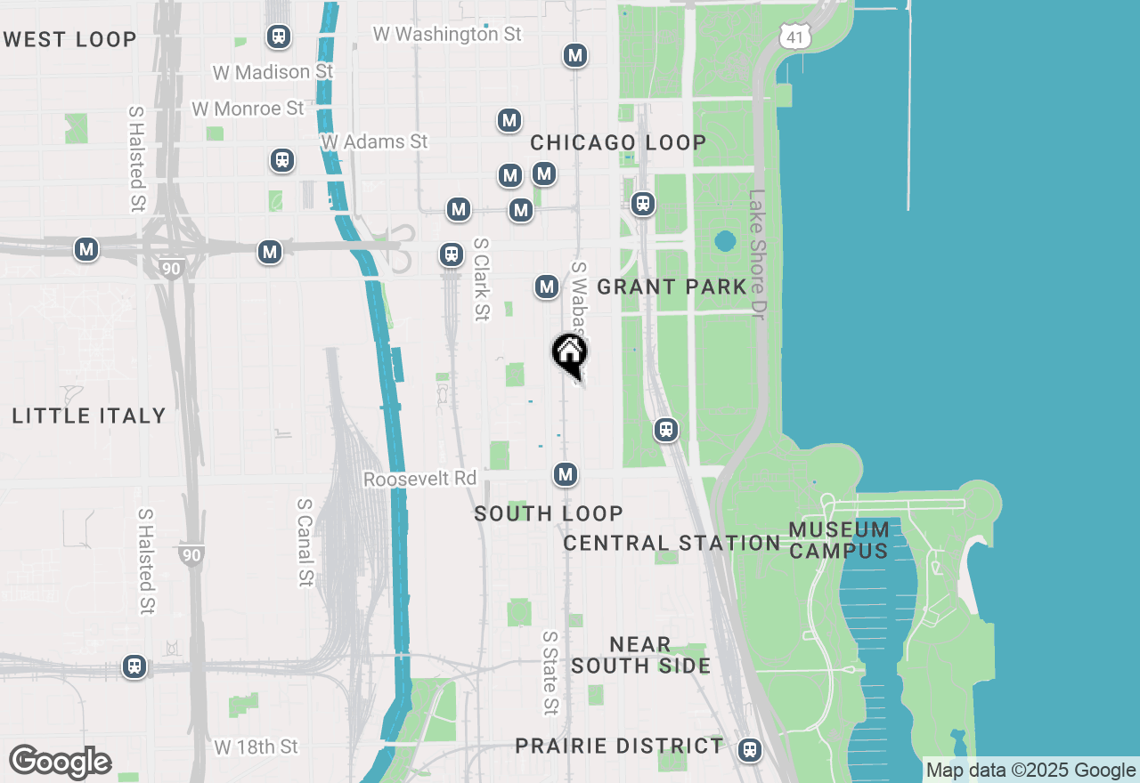 Map of 900 S Wabash Avenue #701, Chicago, IL 60605
