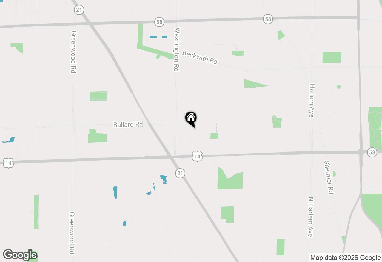 Map of 8936 N Elmore Street, Niles, IL 60714