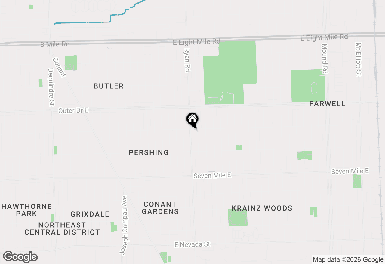 Map of 19444 Ryan Road, Detroit, MI 48234