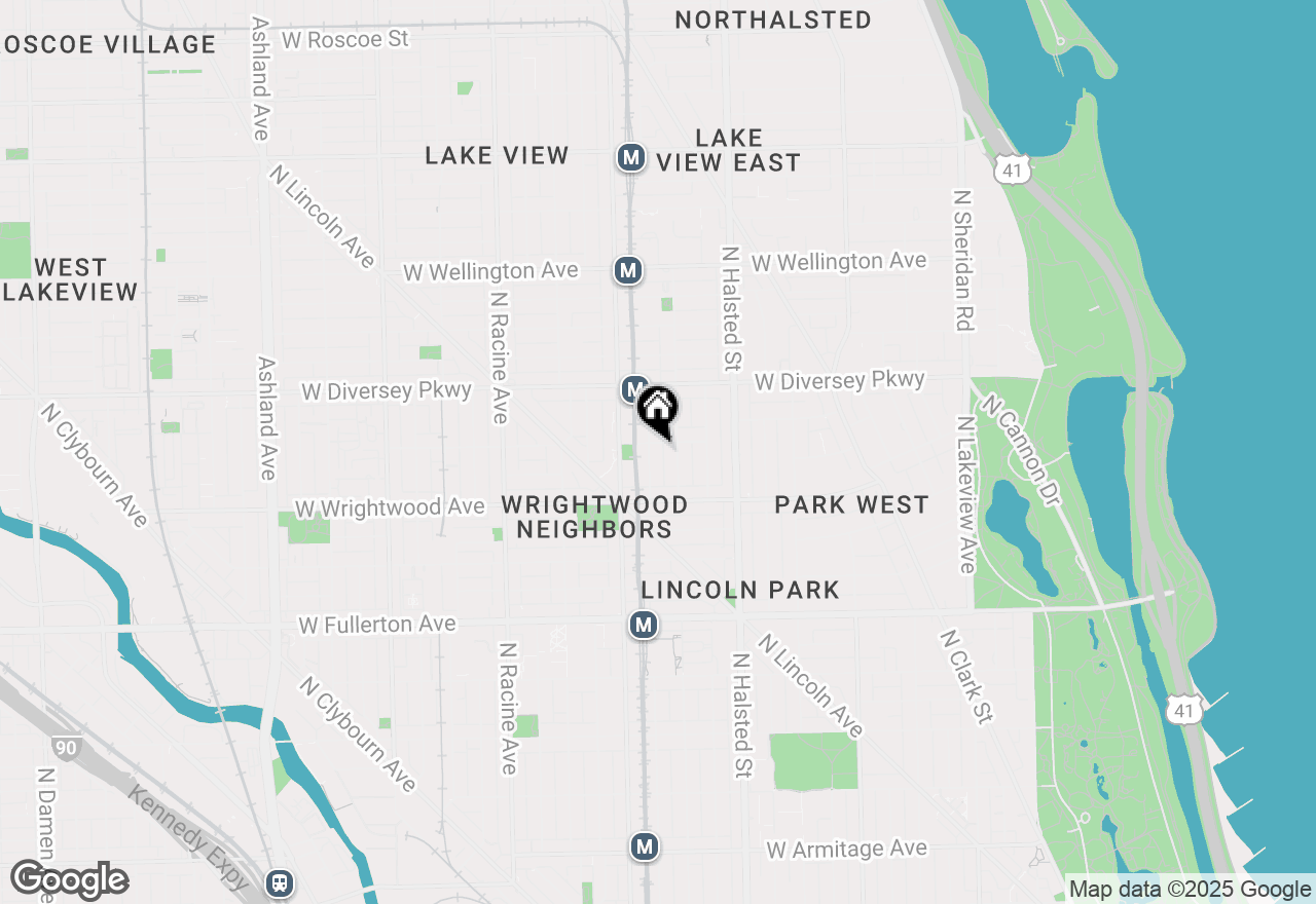 Map of 2653 N Wilton Avenue #G, Chicago, IL 60614