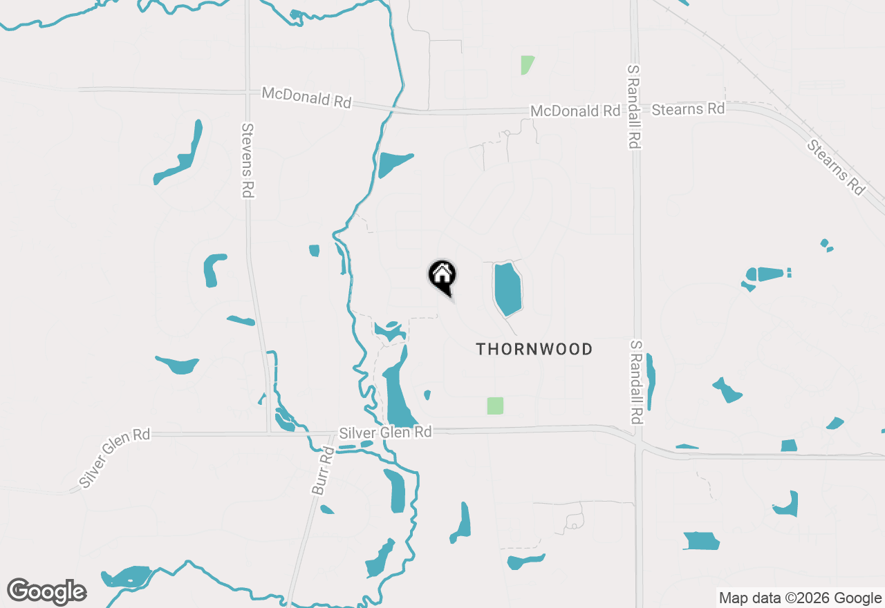 Map of 729 W Thornwood Drive, South Elgin, IL 60177