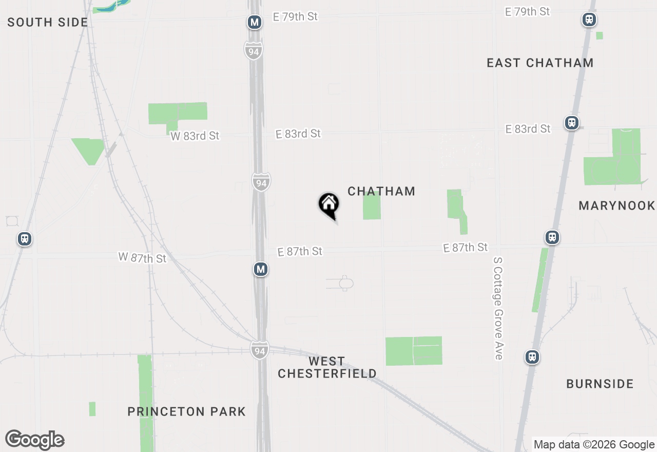 Map of 8609 S Indiana Avenue, Chicago, IL 60619