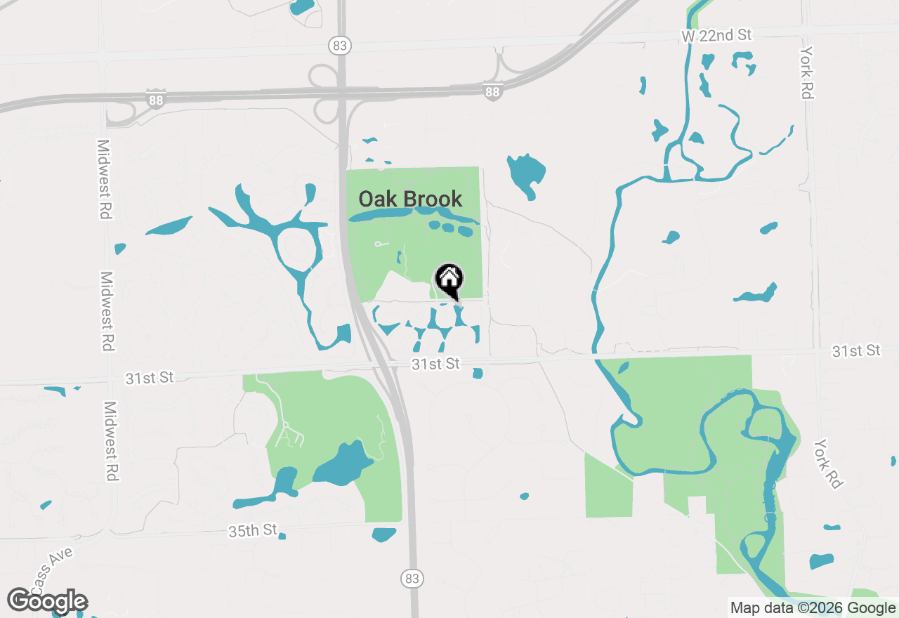 Map of 9 Forest Gate Circle, Oak Brook, IL 60523