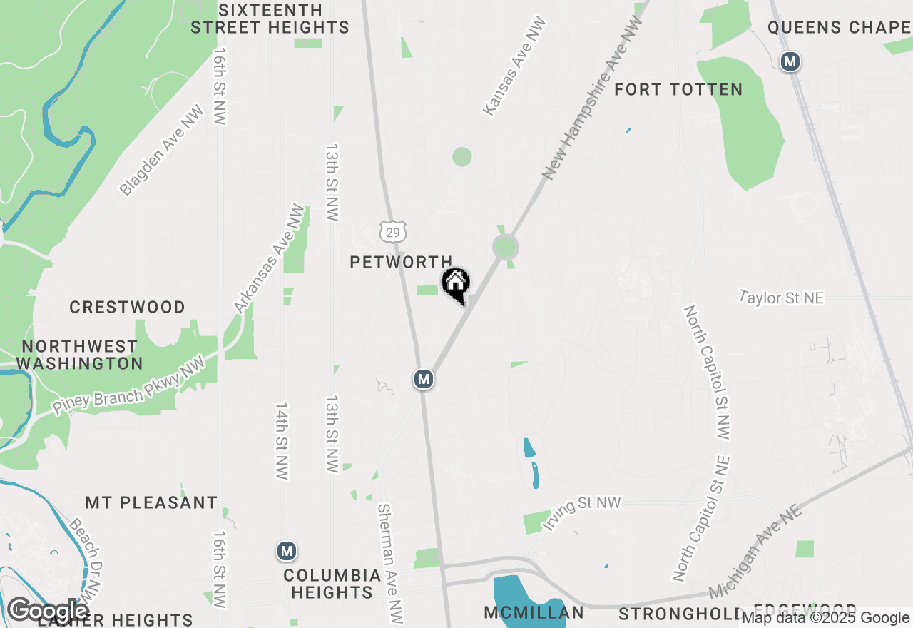 Map of 709 Shepherd Street Nw, Washington, DC 20011