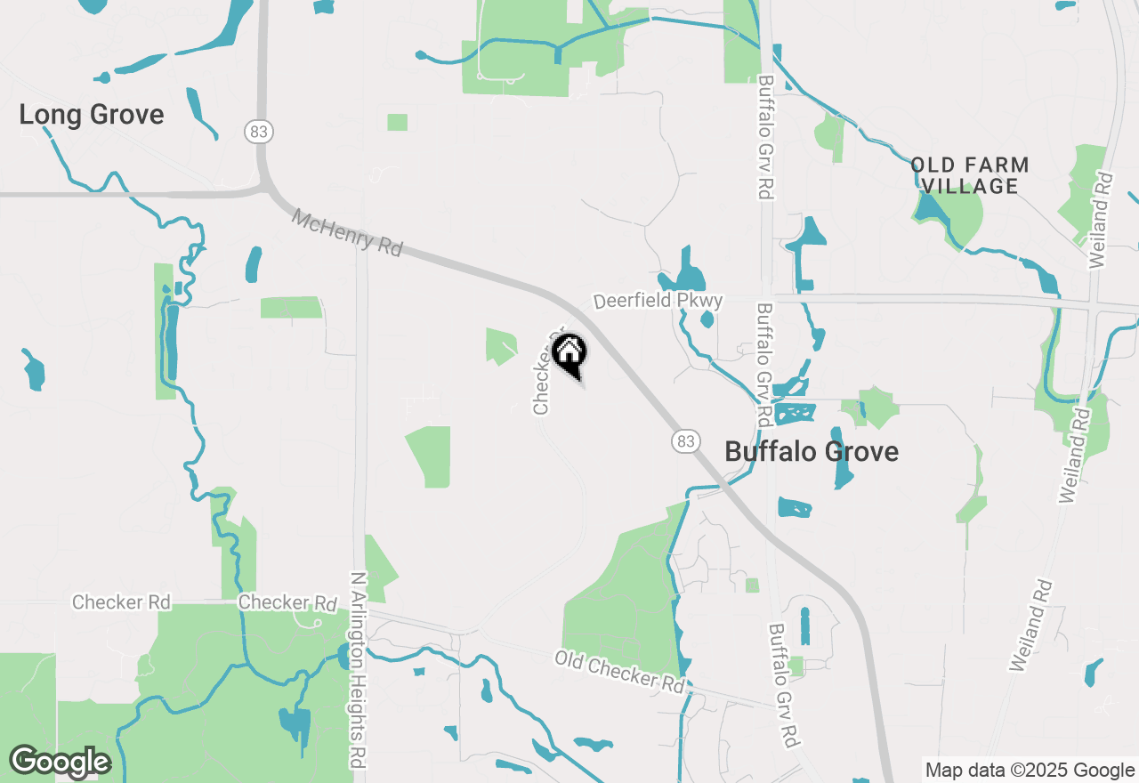 Map of 830 Silver Rock Lane, Buffalo Grove, IL 60089