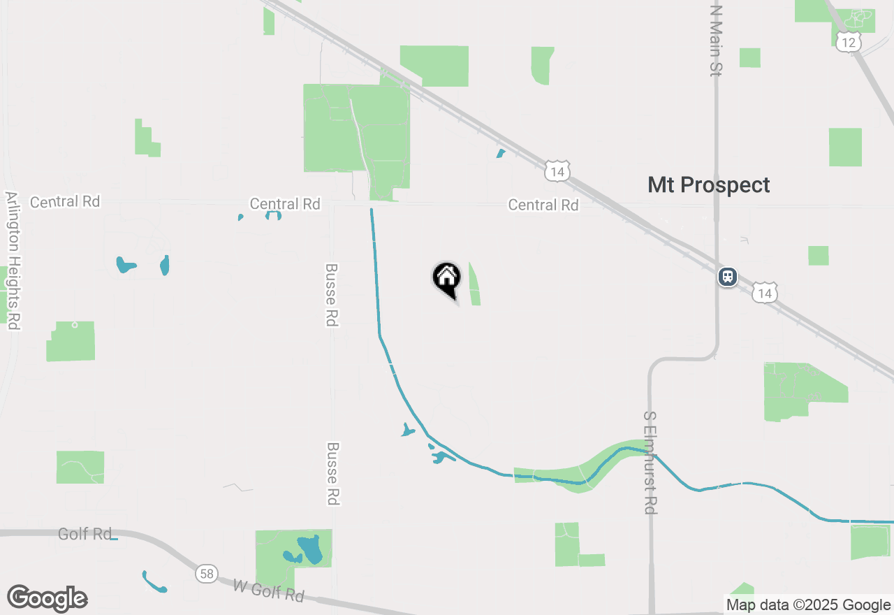 Map of 1106 W Milburn Avenue, Mount Prospect, IL 60056