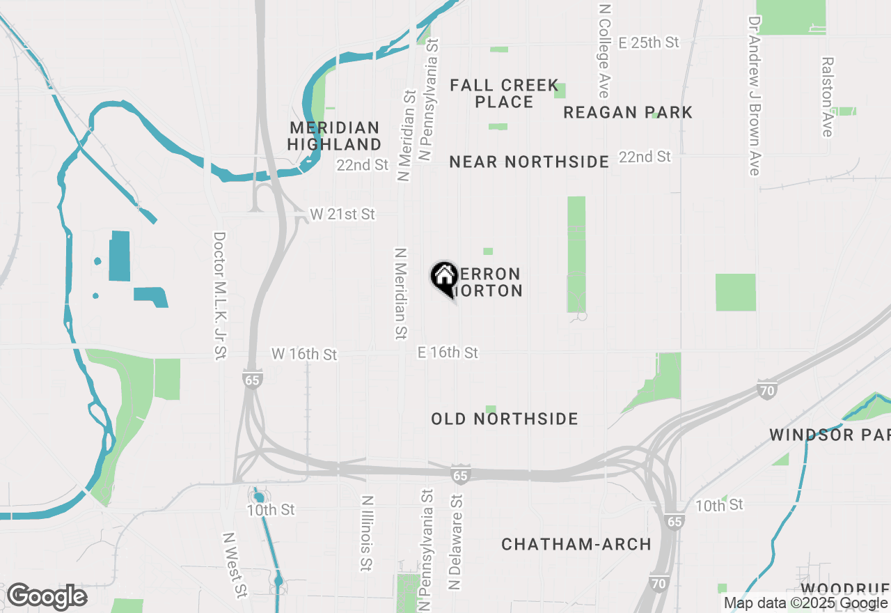 Map of 1717 N Talbott Street #4, Indianapolis, IN 46202