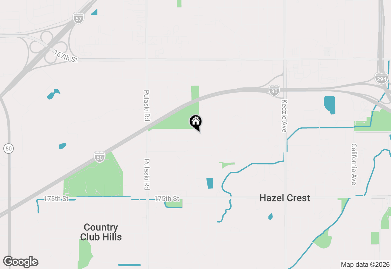 Map of (Address confidential), Country Club Hills, Illinois 60478